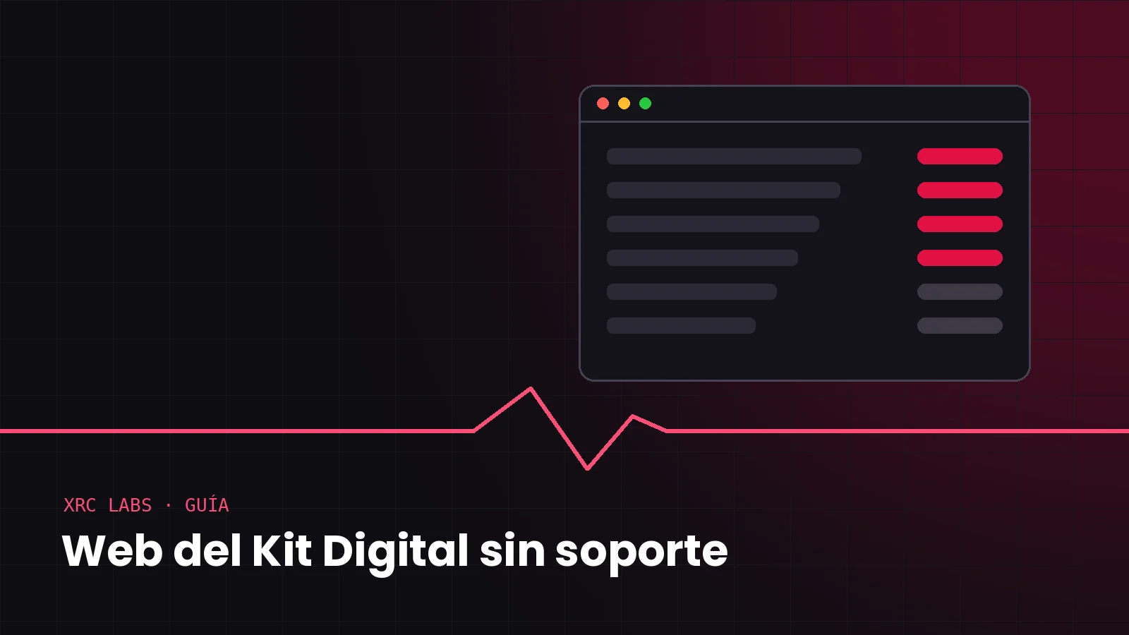 Ilustración de XRC Labs: Me he quedado con una web del Kit Digital sin soporte: qué hacer