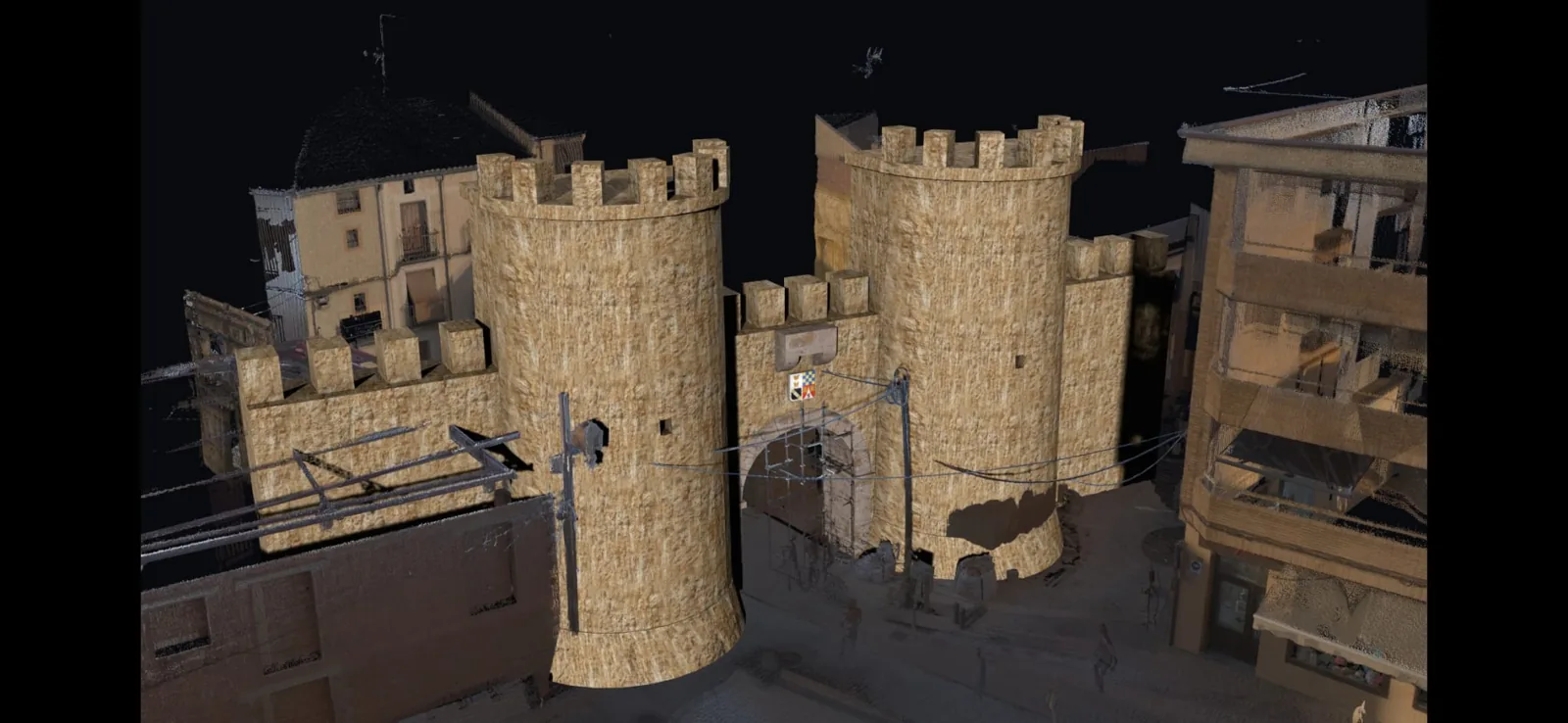 Reconstrucción 3D optimizada de las torres de la villa de San Esteban de Gormaz